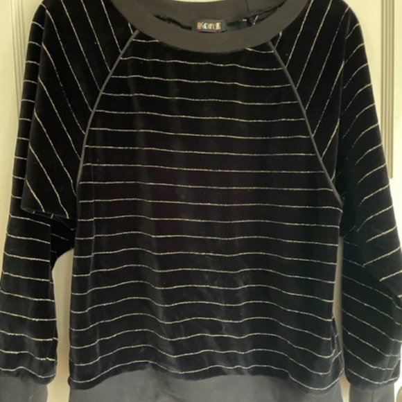 Suzie Kondi The Raglan Top in Lurex Velour, size S - Picture 5 of 7